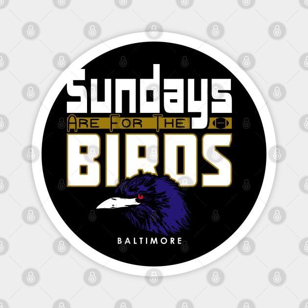 Baltimore Pro Football - Classic Grunge Magnet by FFFM